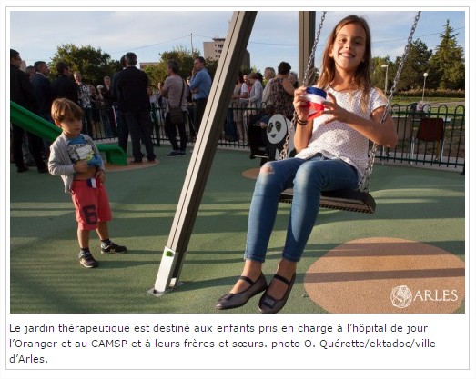 Arles Info Un jardin pour les enfants a lhopital 2