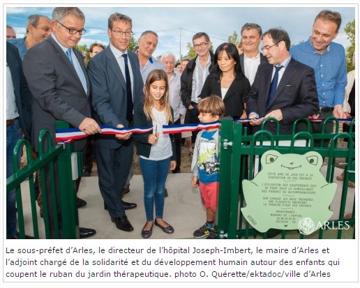 Arles Info Un jardin pour les enfants a lhopital