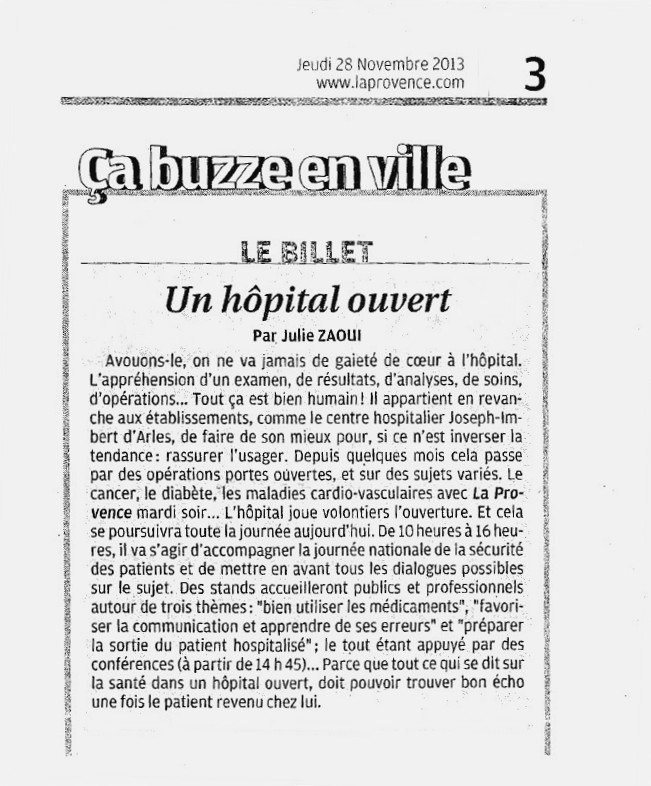 Article La Provence